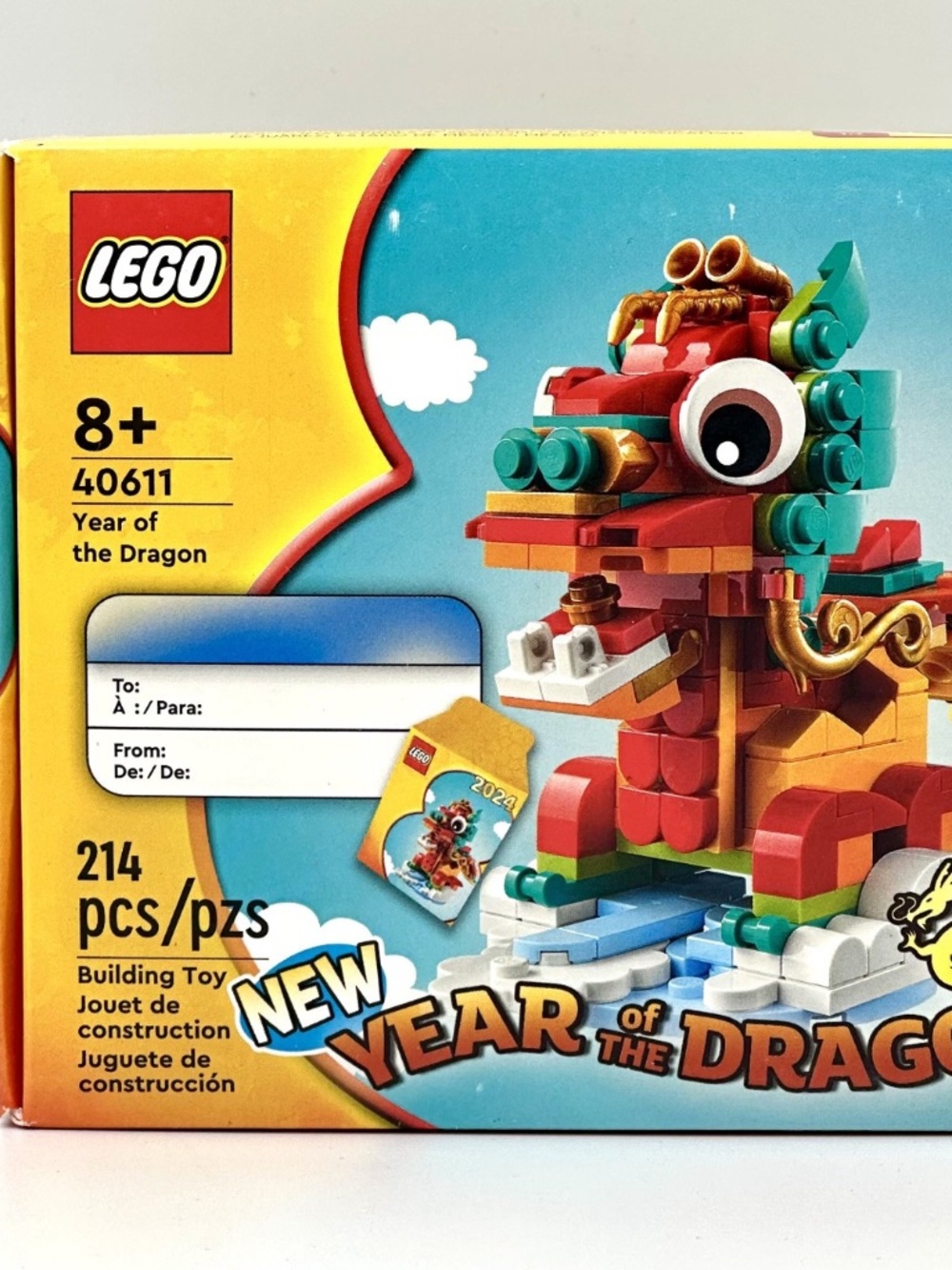 LEGO Lunar New Year "Year of the Dragon" (40611) UNOPENED.